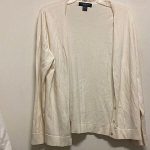 AUGUST SILK/Cream long sleeve sweater